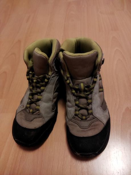 Turistické topánky, vysoké, decathlon,34