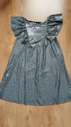 Trblietavé šaty, zara,152