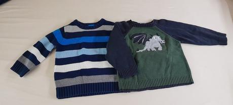 Úpletové svetre, 4ks, 98