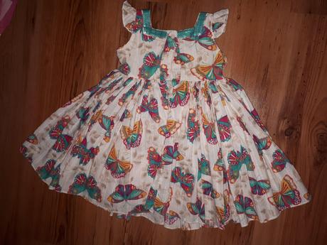 Šaty s motýlikmi, next,86
