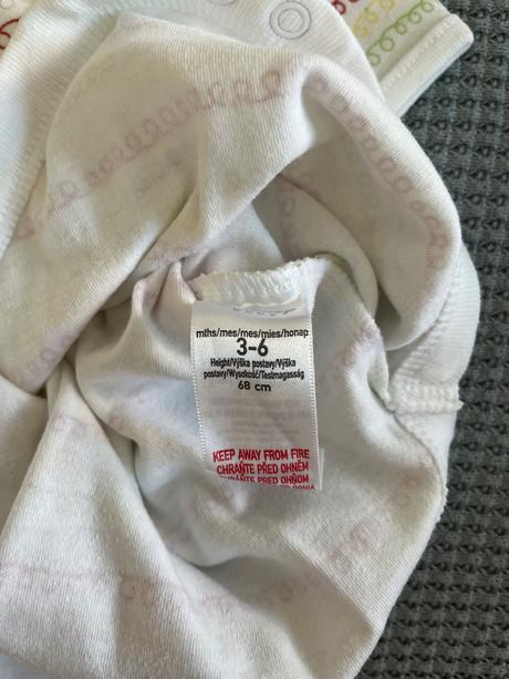 7x body s kratkym rukavom macko pu, v. 68, disney,68