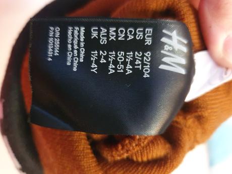 Zimná čiapka, h&m,92