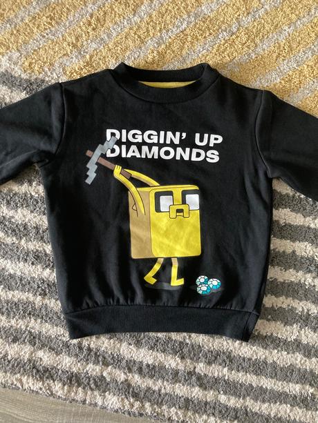 Zateplená mikinka minecraft, reserved,116