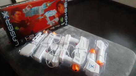 Laser x fusion detská pištoľ,