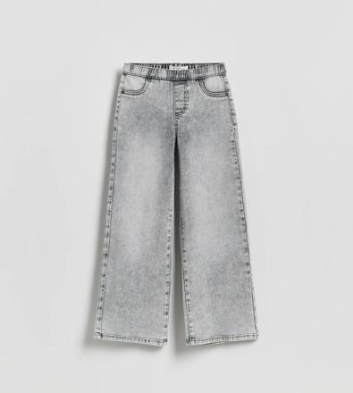 Elastické wide leg džínsy, reserved,164