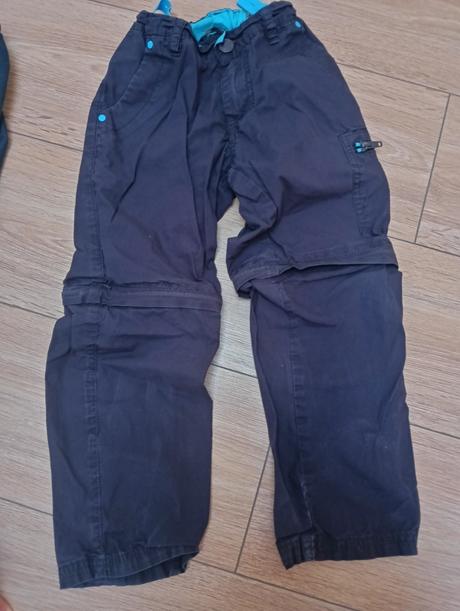Športové/turistické nohavice- so zipsom  kraťasy, lewro,116