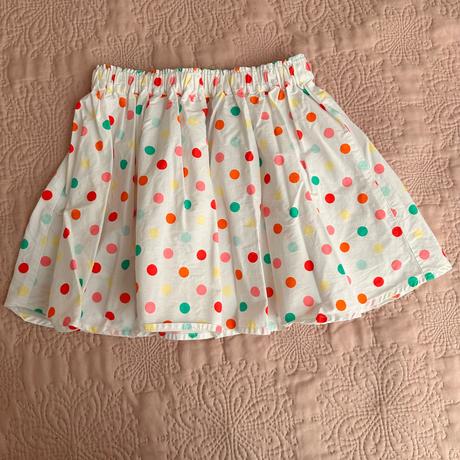 Ľahká bodkovaná sukňa, h&m,128