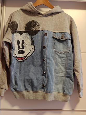 Desigual original mickey pecková štýlová mikina, desigual,164