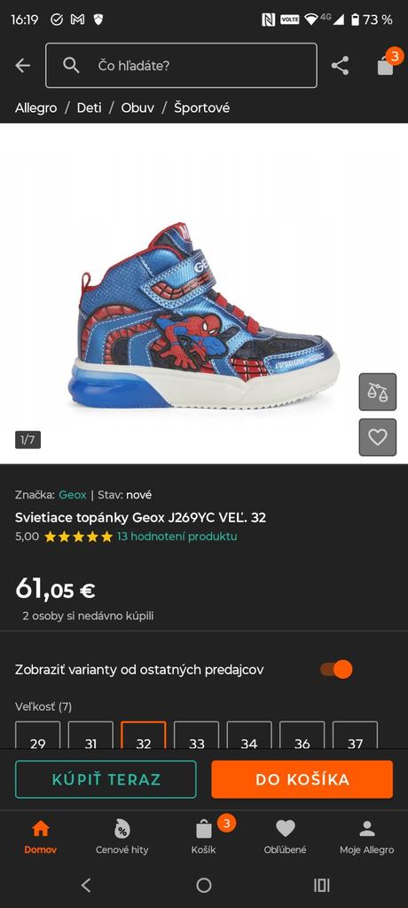 Geox blikajuce tenisky 33, geox,33