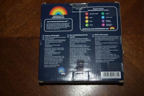 Kaktus - drevena montessori hra,