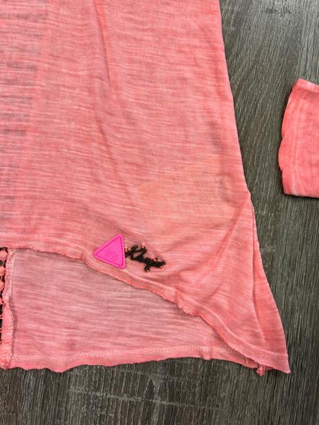 Khujo štylove damske tričko s čipkou č.s, s