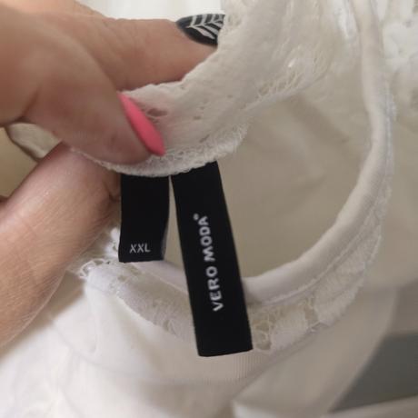 Tricko s cipkou, vero moda,xxl