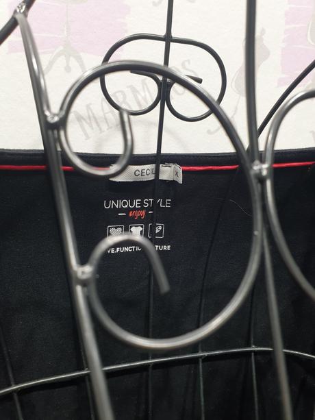 Čierne šaty cecil xl, xl