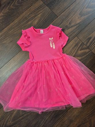 Šaty balerína zo spodnou skuňou, little people,110