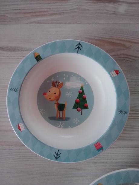 3 x miska s vianočným motívom, 