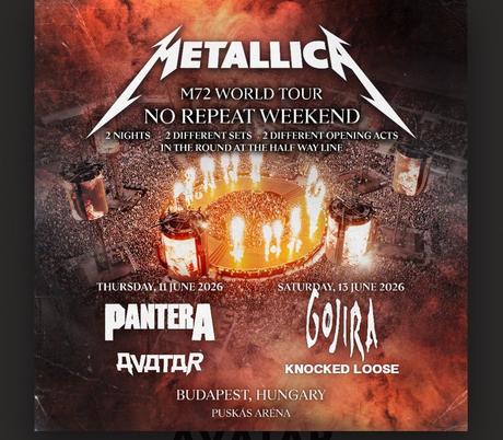 Listok na sedenie metallica budapešť, 