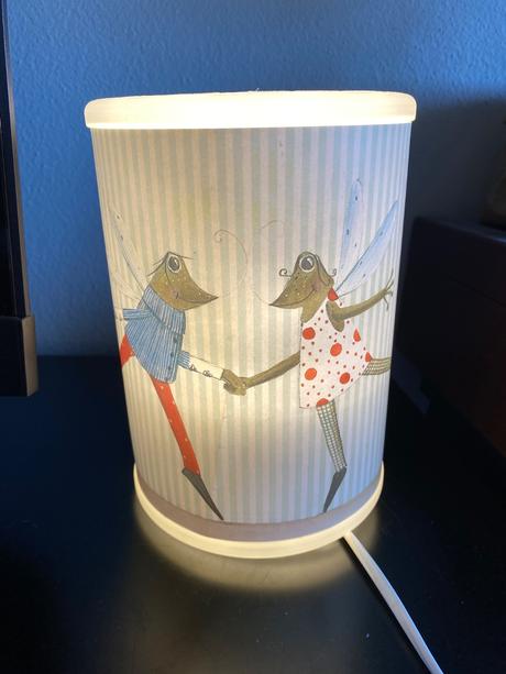 Nástenná detská lampa žabky, 