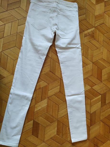 Biele rifle., denim,26