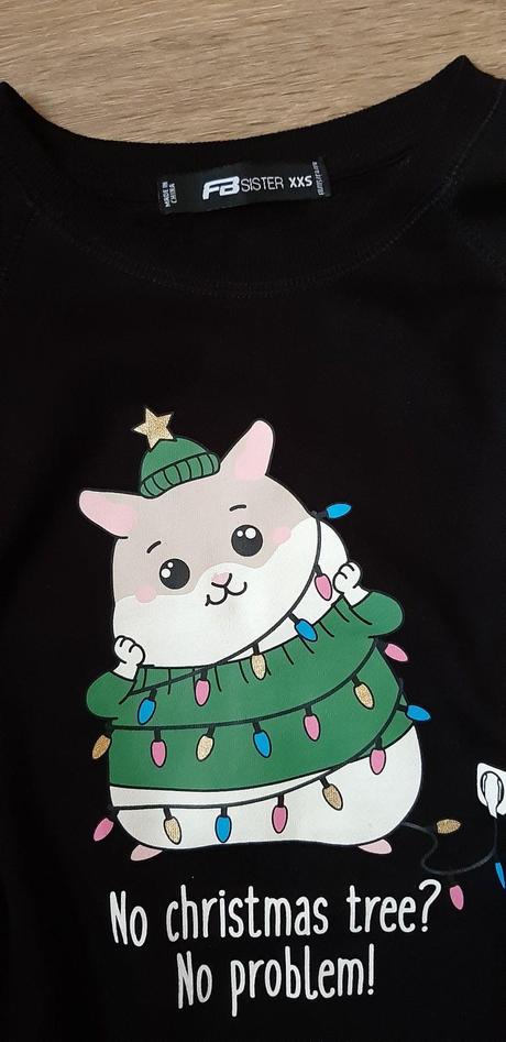 Mikina s vianočným motívom, new yorker,xs