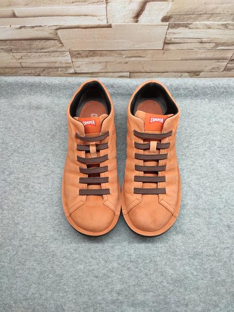 Camper 41 - kožené oranžové topánky, camper,41