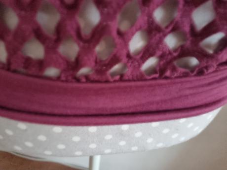 Bordový dierkovaný top 38, 38