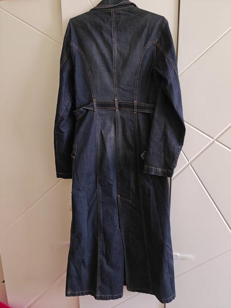 Dámsky tenký riflový kabát, l