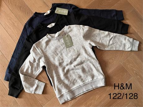 Jednofarebná mikina, h&m,122