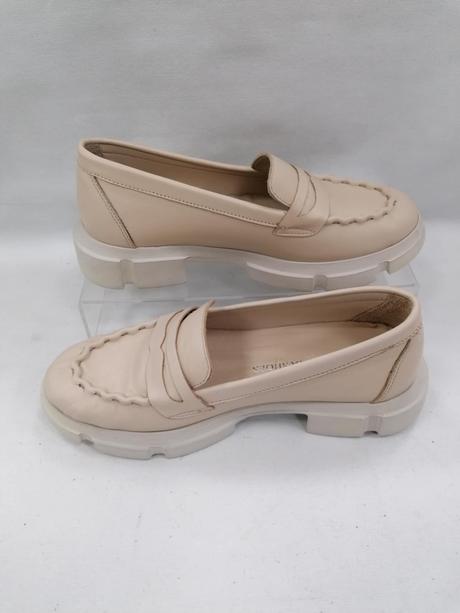 Dámske kožené mokasíny 23220513 z+b, 37 / 38 / 39 / 40