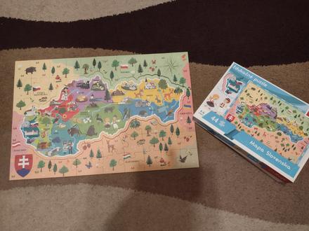 Puzzle mapa slovenska, 