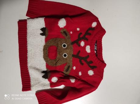 Detsky sveter vianocny, f&f,86