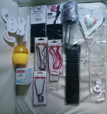 Mix nových dekorácii, bižutérie, doplnkov...,