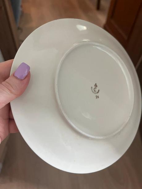 5ks sada retro czechoslovakia plytkych tanierov, 