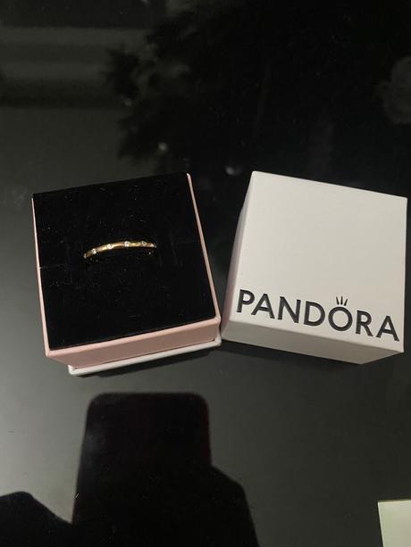Pandora rosegold prsteň, pandora