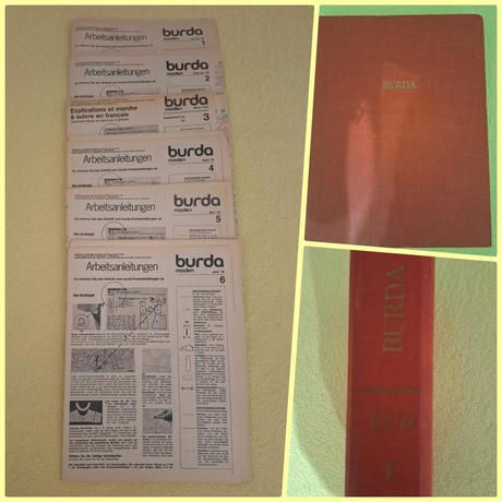 Zväzok retro burdy 1976 (1. polrok, čísla 1-6 ), 