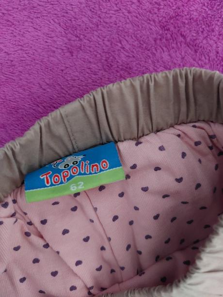 Zateplene nohavice, topolino,62