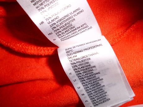 Úplet tmavooranžové, h&m,m