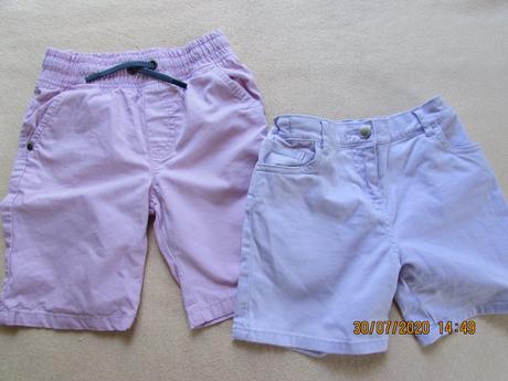 2x kraťasy+ tričko, f&f,128