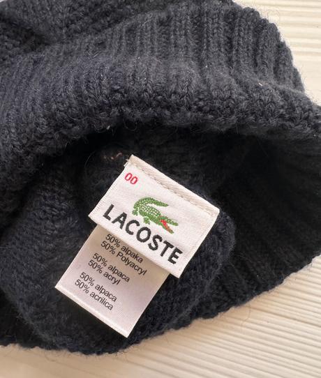 Lacoste - pletená čiapka, lacoste