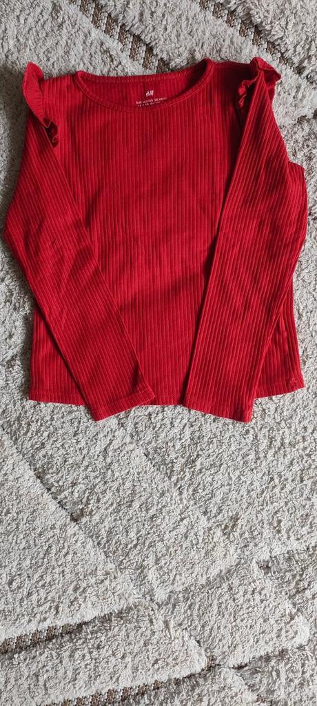 Rebrované tričko h&m, h&m,128