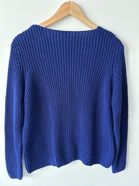 Street one modrý pletený sveter, street one,s