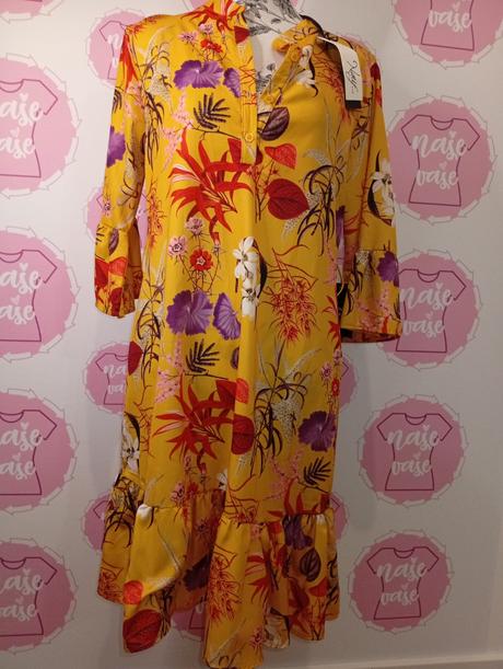 Nové šaty s viazaním, l / m