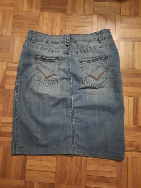 Dámska riflová sukňa, f&f,36