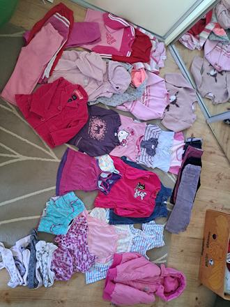 Veľký balík dievčenského oblečenia, 86–98