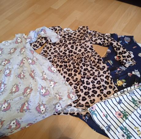 4x šaty, h&m,122