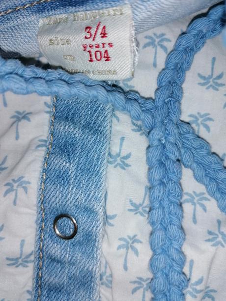 Zara šortky na traky 104, zara,104