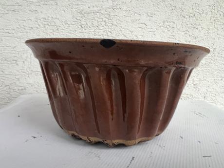 Starozitna vintage keramicka forma na pecenie s c,