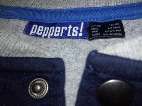 Chlapčenská teplákova štýlová bundičko mik 122/128, pepperts,128