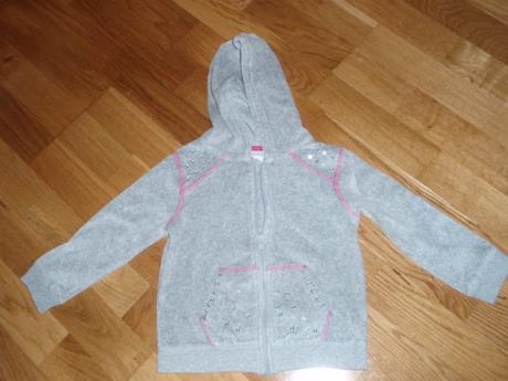 Sametové  tepláčiky s mikinkou, f&f,92