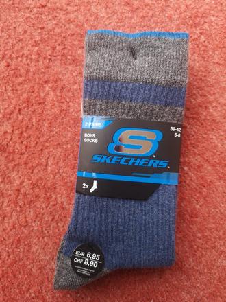 Skechers ponožky 2 páry veľ 39-42, 39 / 40 / 42