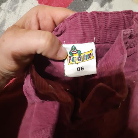 Dievčenské menzestrove nohavice, 86